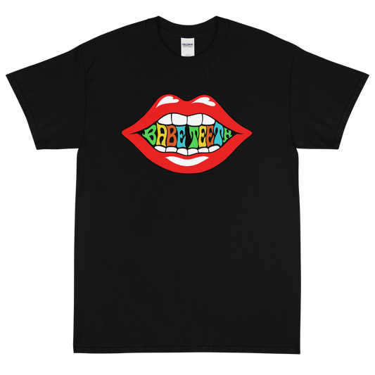Babeteeth Rainbow I'm Not Your Babe, Babe T-Shirt (front/back)